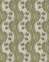 Wallpaper - 2 C Grenades Green Sample - french.us
