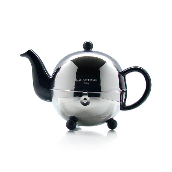 Teapot - Art Deco in Black 0.6L (3 Cups)