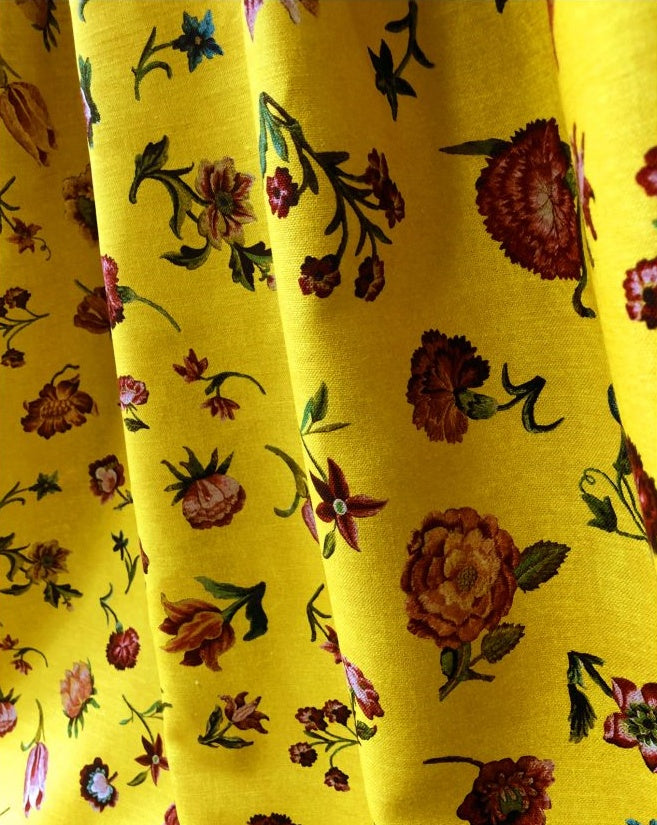 Linen Fabric Sample - Bien Aimee - French inc