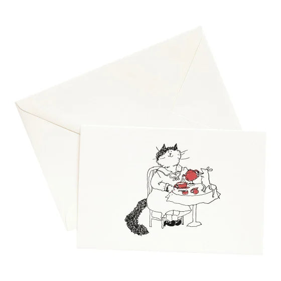 Card + Envelope - Grace Coddington - "Blanket's Tea"