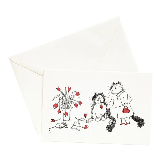 Card + Envelope - Grace Coddington - "Naughty Jimi"