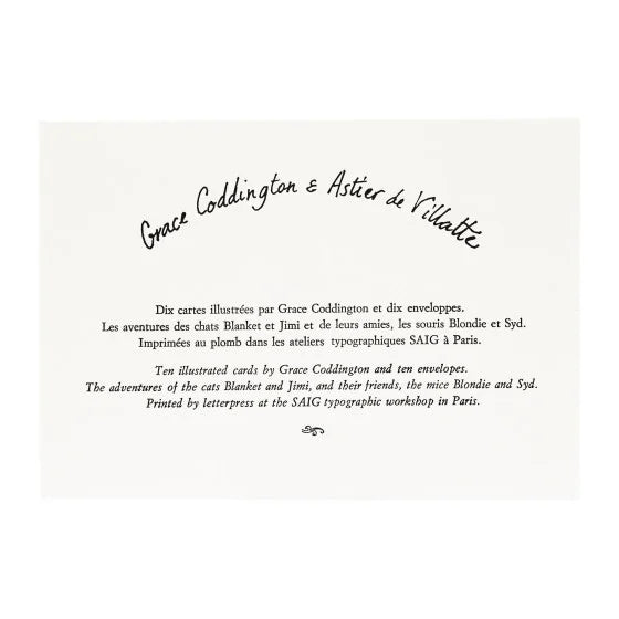 10 Cards + Envelopes Set - Grace Coddington