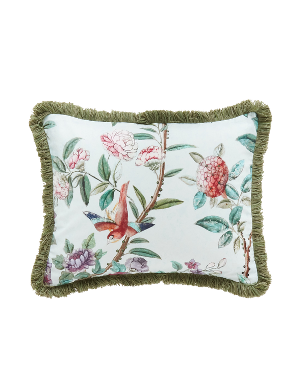 Cushion Cover T1 Canton 70C Blue with Trimmings 17x13” - french.us