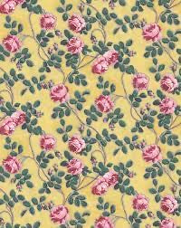 Wallpaper - 75C Roses Pompadour Yellow