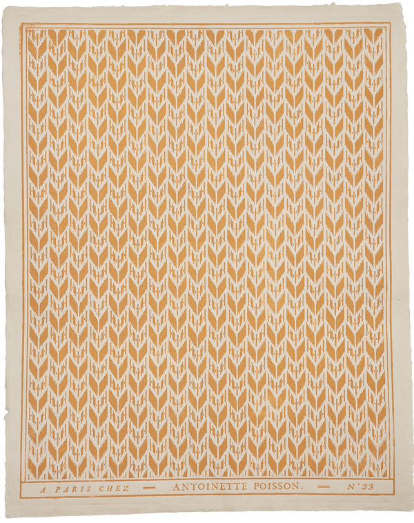 Domino Paper - Petit Ikat Yellow 23B - French inc