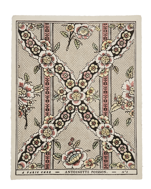 Domino Paper - Guirlandes de Fleurs 1B