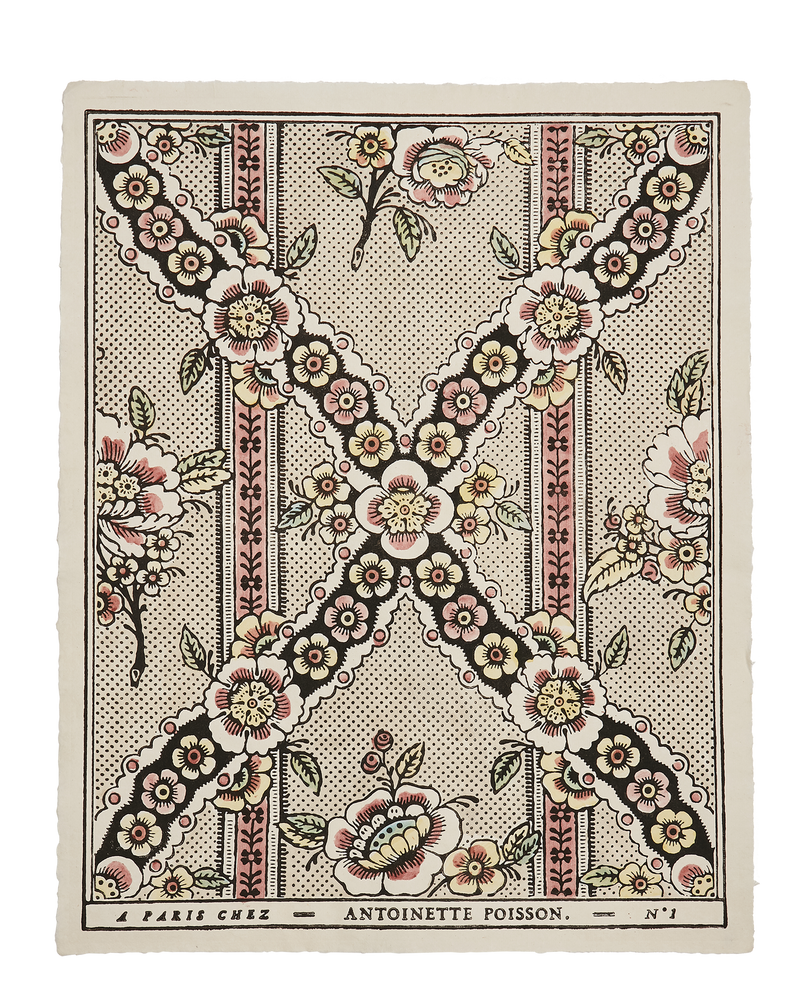 Domino Paper - Guirlandes de Fleurs 1B
