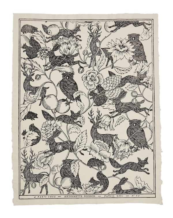 Wallpaper Sample Crepscules B&W 52B