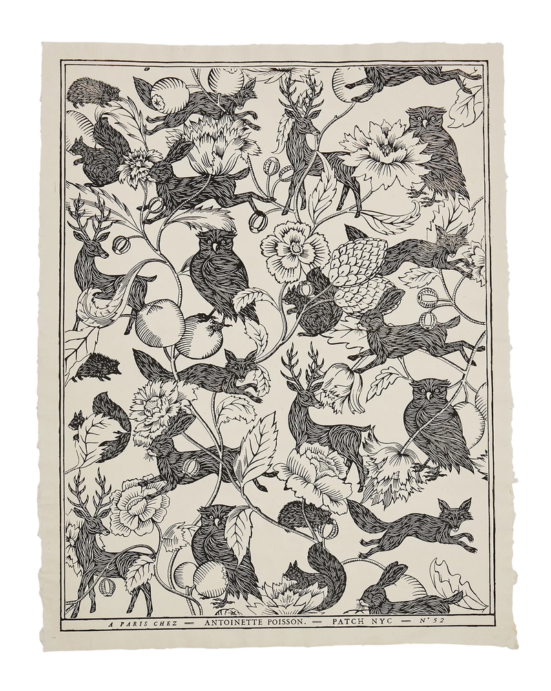 Wallpaper Sample Crepscules B&W 52B