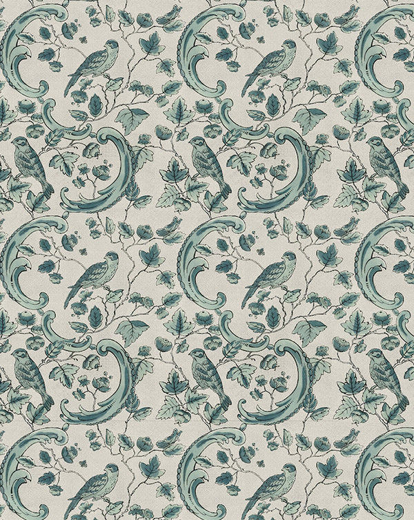 Wallpaper Sample "Oiseaux & Feuillage"