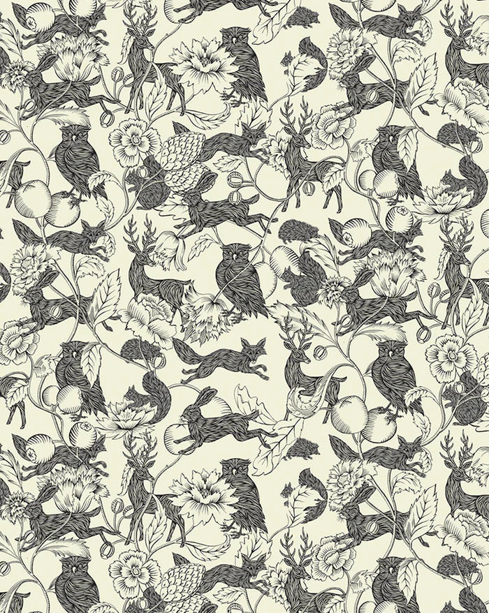 Wallpaper Sample Crepscules B&W 52B