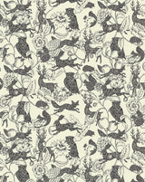 Wallpaper Panel -  Crepuscules B&W 52B - French inc