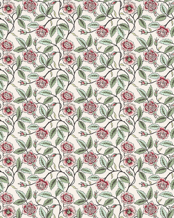 Wallpaper Panel - Buisson De Roses 58A