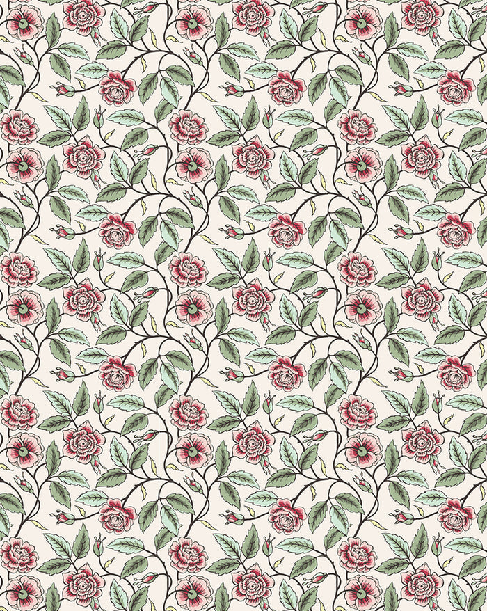 Wallpaper Panel - Buisson De Roses 58A