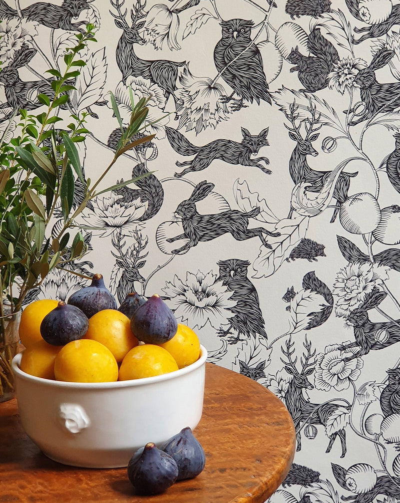 Wallpaper Panel -  Crepuscules B&W 52B - French inc