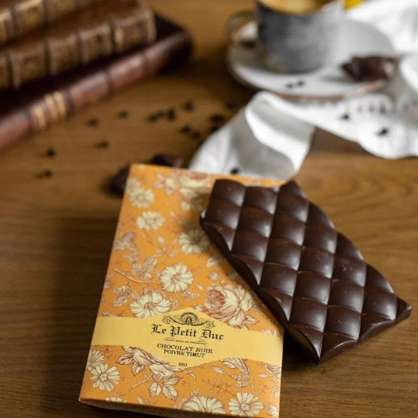 Dark Chocolate Bar 60% Cacao With Timut Pepper - french.us 3