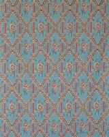 Linen Fabric Sample - 1A Guirlandes De Fleurs - French inc