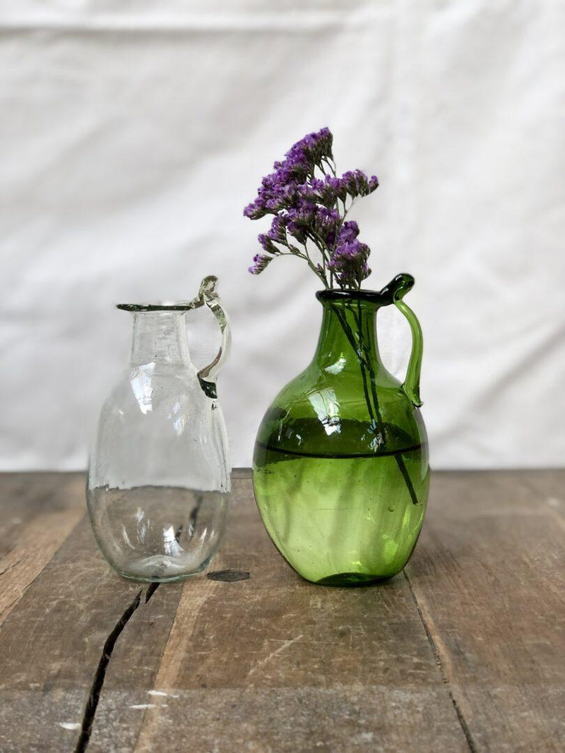 Vase Amour with Handle Transparent
