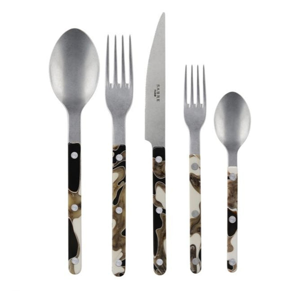 Flatware - Bistro Vintage Dune Black - French inc