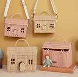 House Shape Rattan Bag Casa Bag Natural - french.us 3