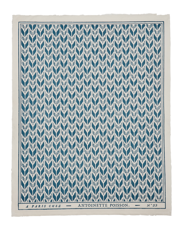 Domino Paper - Petit Ikat 23A - French inc