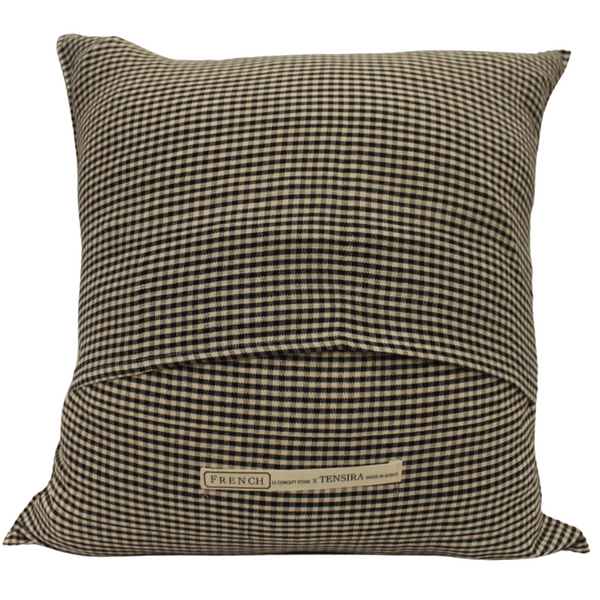 Cushion Cover B&W Small Checkered - French inc