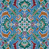 Fiamma Tablecloth, Blue, Square 250 x250 cm