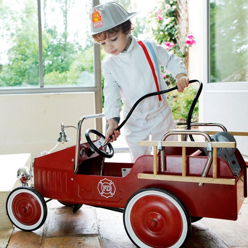 Ride-On Fireman Pedal Car - french.us 3