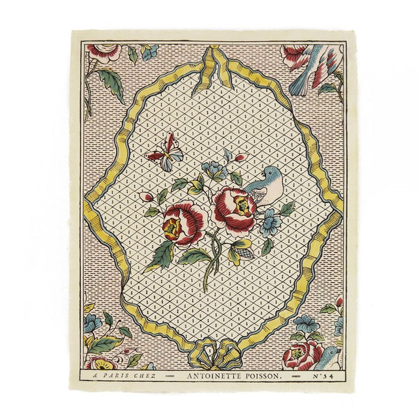 Papier Dominoté Rubans 54A Multicolor - French inc