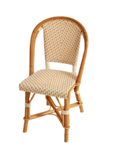 Woven Rattan Fouquet Bistro Chair Kids Pink, White, and Curcuma - French inc