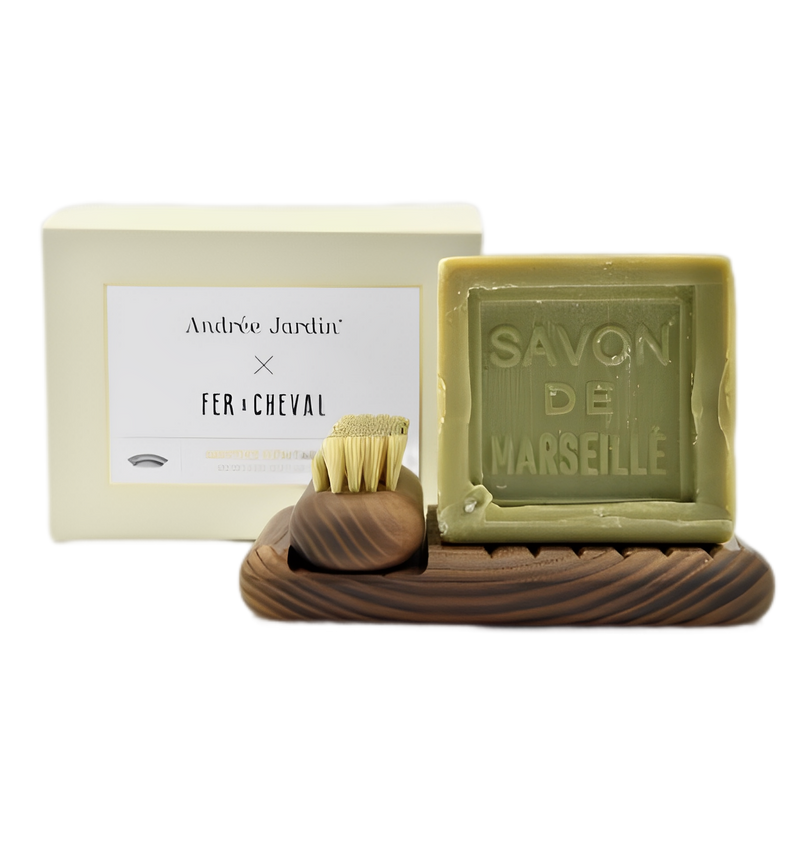 Heritage Gift Set (Nail Brush and Olive oil Soap) - french.us