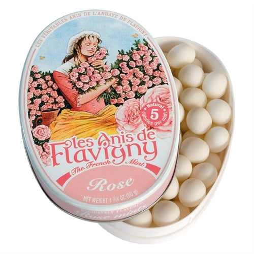 Anis de Flavigny All Natural Rose Mints 1.8 oz - French inc