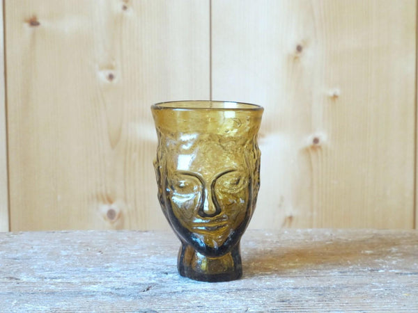 Glass Head / Verre Tete Yellow - French inc