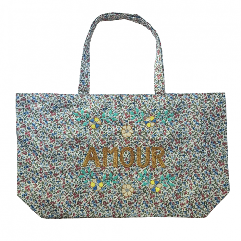 Large Bag  Embroidered  AMOUR
