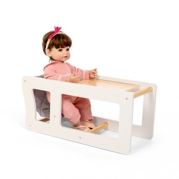Doll High Chair 2-in-1