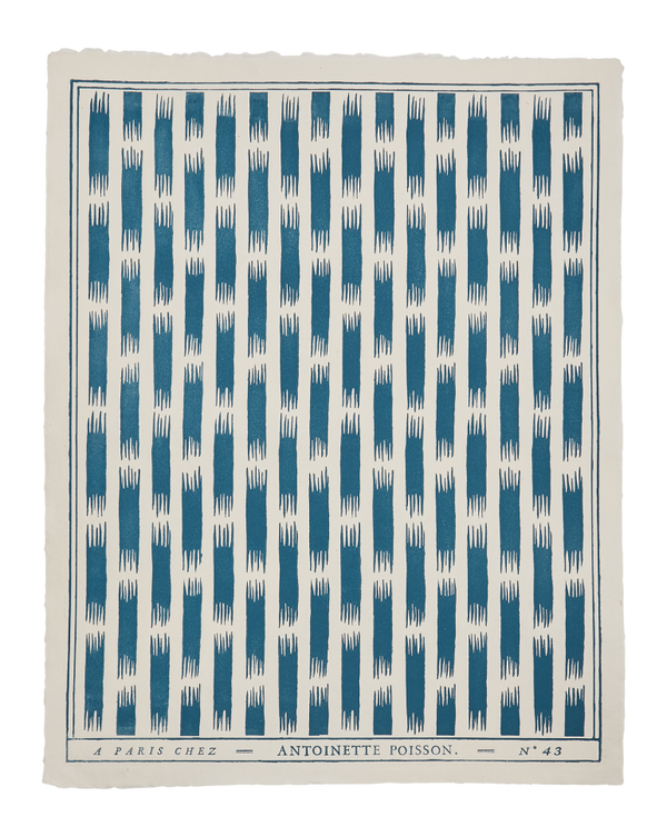 Domino Paper - Petit Ikat Rayure 43A - French inc