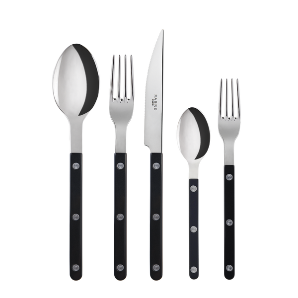 Flatware - Bistro Matte Brilliant Black - French inc