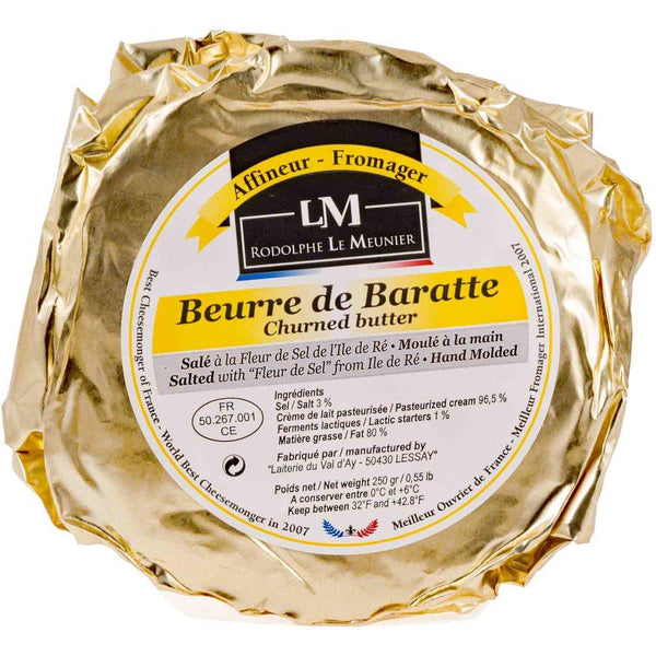 Beurre Butter Unsalted Le Meunier 250g - French inc