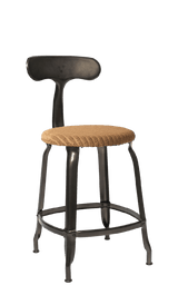 Metal Chair - Loom Seat 45 cm / 18 in - French inc