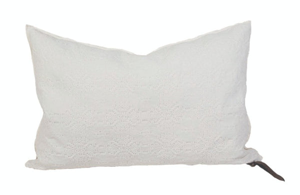 Cushion  - Stone Washed Jacquard in Kilim Blanc