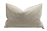 Cushion  - Vintage Velvet in Ciment