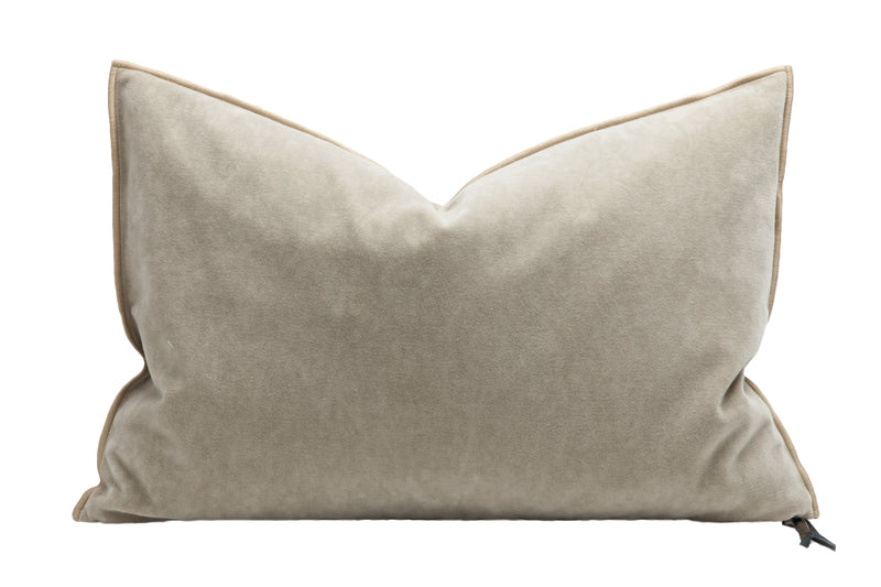 Cushion  - Vintage Velvet in Ciment