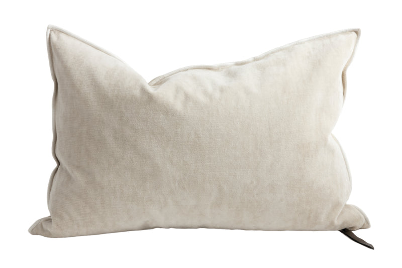 Cushion  - Vintage Velvet in Creme