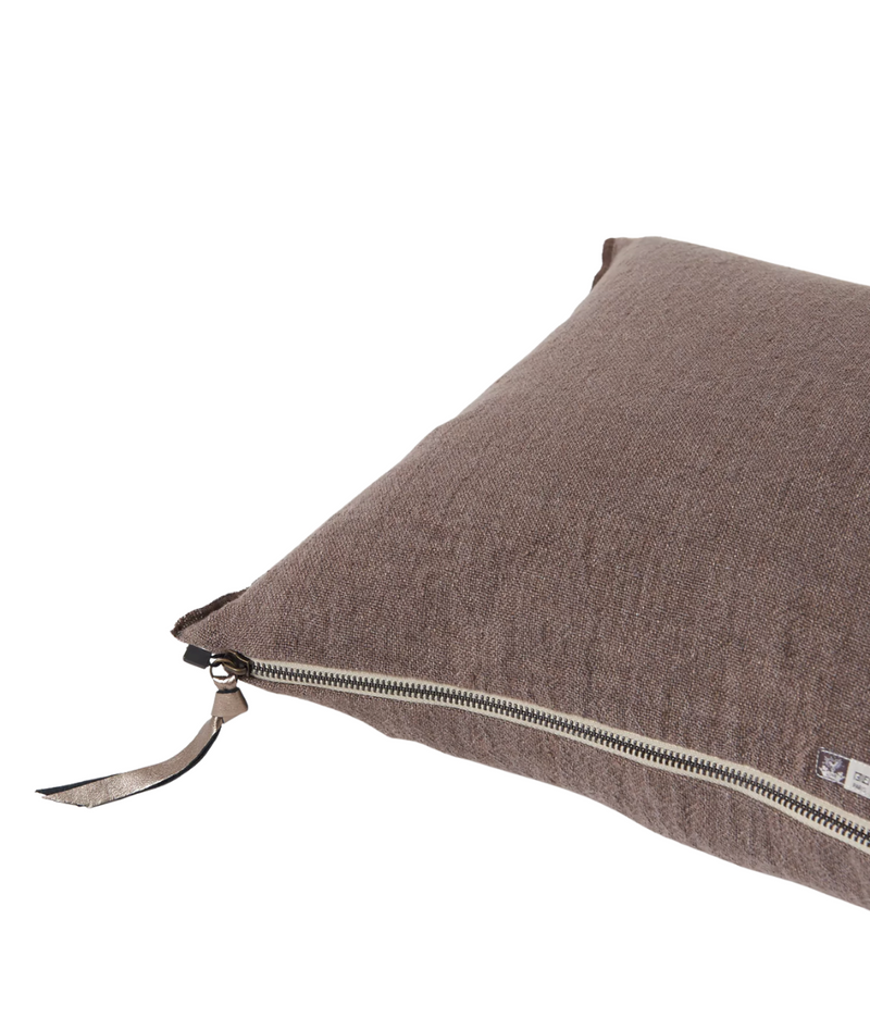 Cushion - Chenile Vintage in Ecorce 20”x20”
