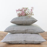 Cushion Cover B&W Stripe - French inc