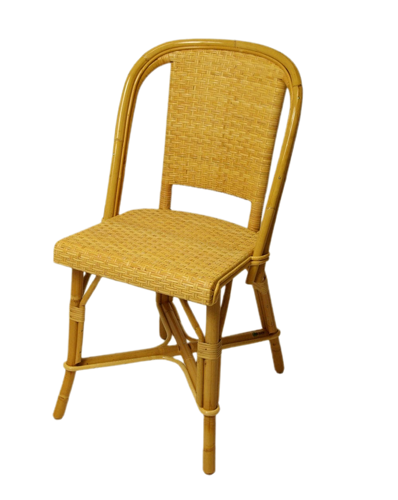 Woven Rattan Fouquet Bistro Chair Natural - French inc