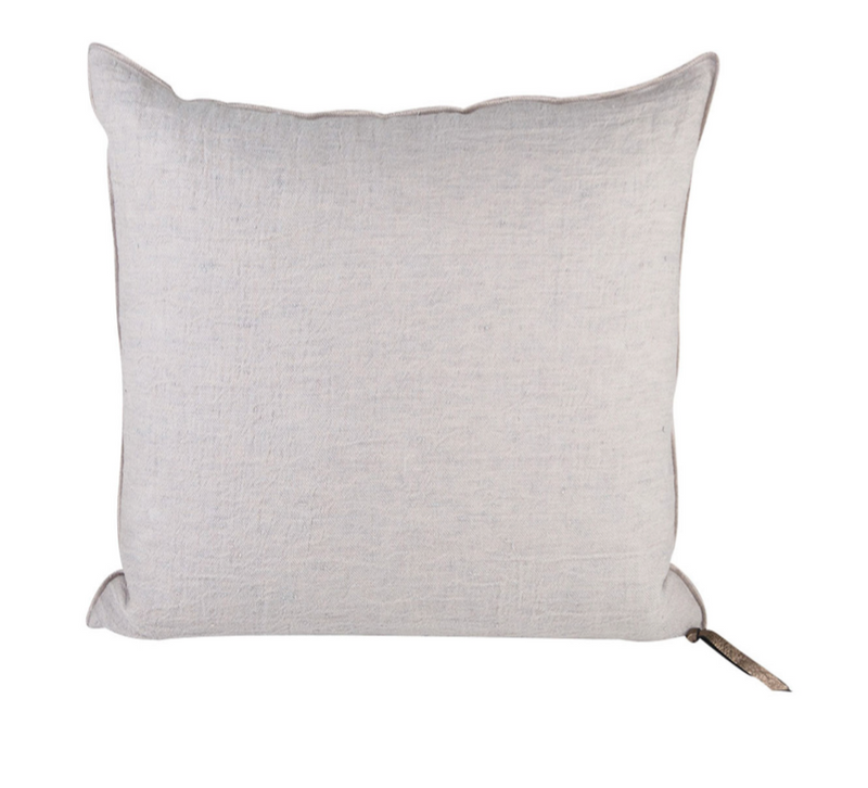 Cushion - Stone Washed Linen in Perle - french.us