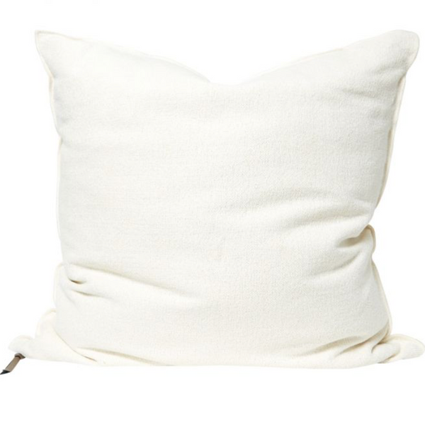 Cushion- Chenile Vintage in Off-White 20”x20”
