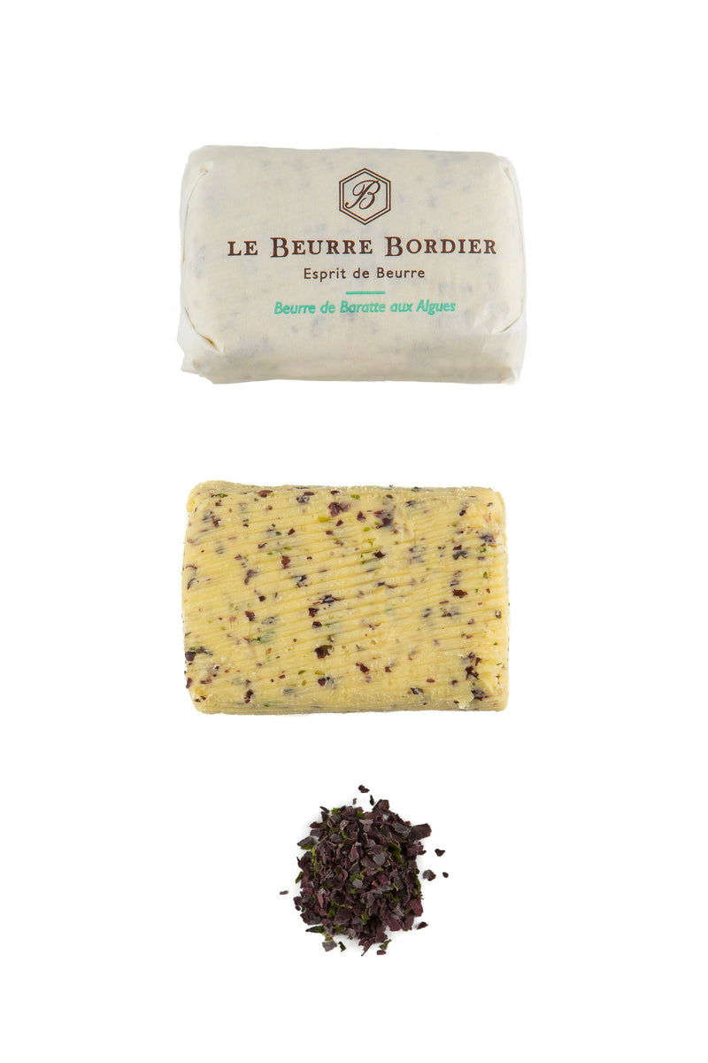 Seaweed Butter - Le Beurre Bordier On White Background