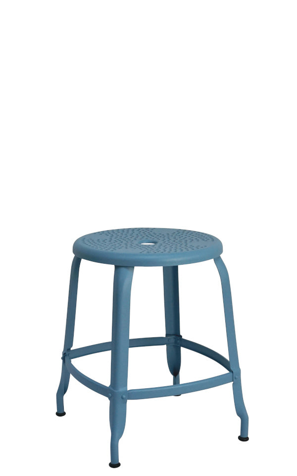 Outdoor Metal Stool 45cm / 18 in - French inc